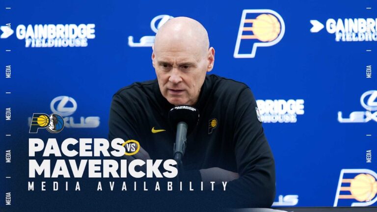 Rick Carlisle, Andrew Nembhard, Pascal Siakam & Kobe Brown Speak with Media After Loss to Mavericks