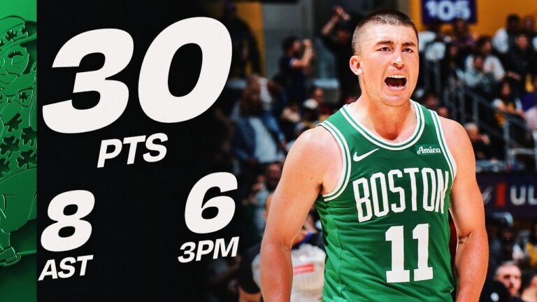 Payton Pritchard Drops 30 in Primetime in LA February 22, 2026