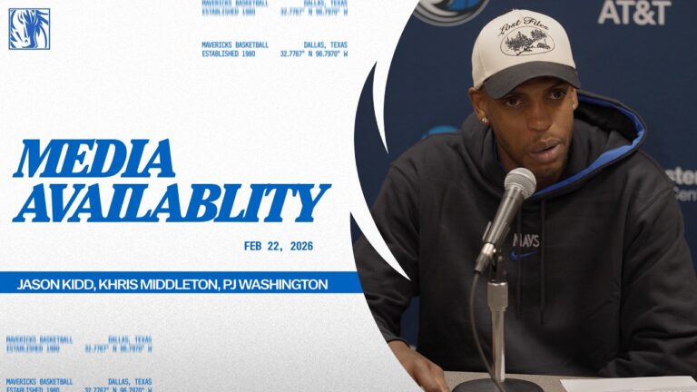 Jason Kidd, PJ Washington, & Khris Middleton Post-Game Media Availability IND 2 22 26