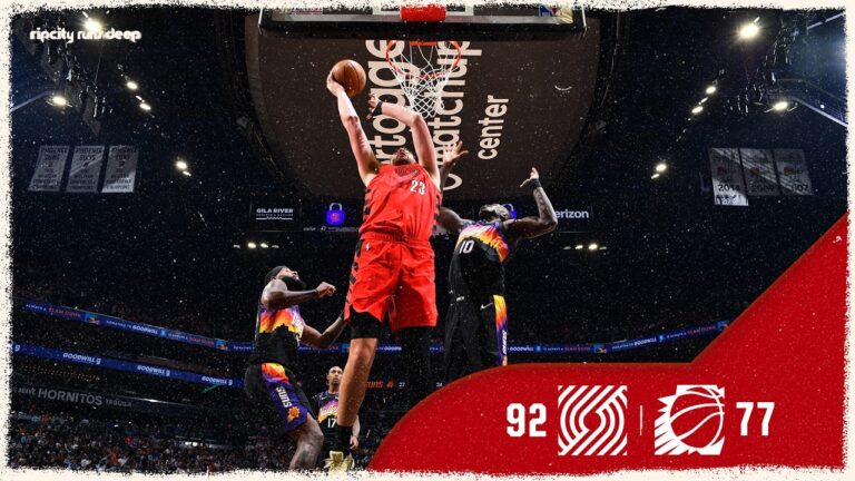 Portland Trail Blazers Win At Phoenix Suns February 22, 2026