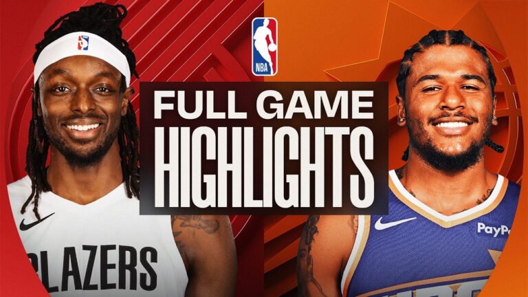 TRAIL BLAZERS at SUNS FULL GAME HIGHLIGHTS February 22, 2026