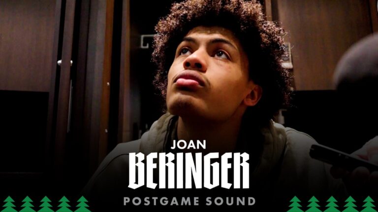 The Support Has Been Great & I Will Be Better With Time. Joan Beringer Postgame Sound 02.22.26