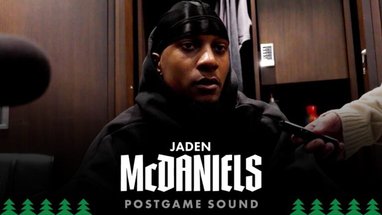We Were Missing Some Guys Who Make An Impact. Jaden McDaniels Postgame Sound 02.22.26