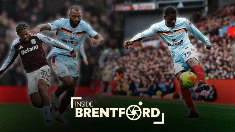 Pitchside as OUATTARA sparks away end chaos! Inside Brentford Aston Villa (A)