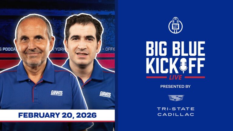 February 20, 2026 Big Blue Kickoff Live New York Giants