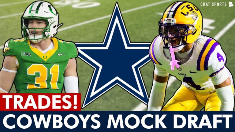 Cowboys Mock Draft: Pre-Combine 2026 7-Round Draft Picks For Dallas Cowboys With Multiple Trades