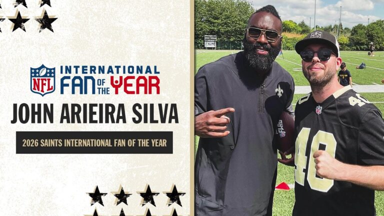 Saints International Fan of the Year surprised with 2026 NFL Draft trip