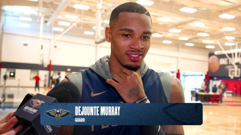 Dejounte Murray on return, recovery from Achilles injury Pelicans Practice 2 23 26