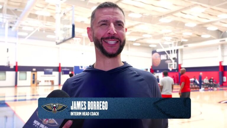 James Borrego on Dejounte Murray, rotation decisions Pelicans Practice 2 23 26