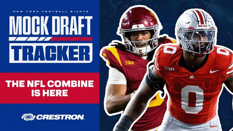 Mock Draft Tracker 3.0: The NFL Combine is Here New York Giants