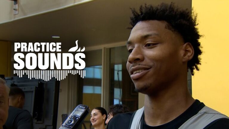 We’re trying to push our way… out of the play-in. – Bam Practice Interviews Feb. 23, 2026