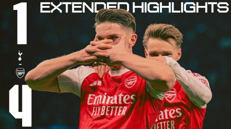 EXTENDED HIGHLIGHTS Tottenham Hotspur v Arsenal (1-4) Eze, Gyokeres Premier League EPL