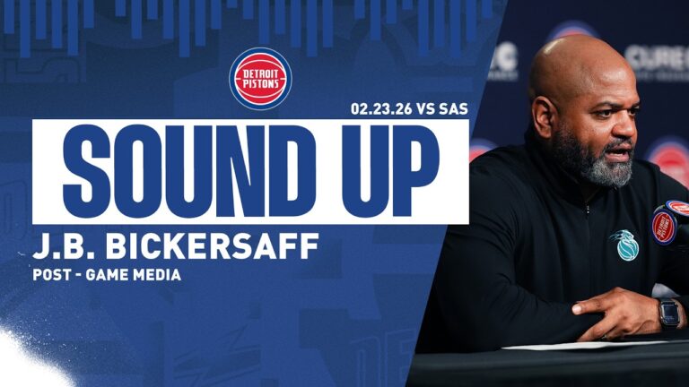 Post-Game Press Conference: J.B. Bickerstaff Pistons vs. Spurs  02.23.26