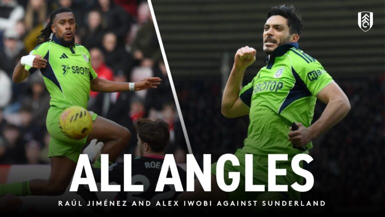 Jiménez’s steely penalty and Iwobi’s box-to-box finish EVERY ANGLE OF GOALS SCORED AT SUNDERLAND