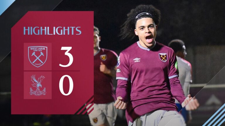 West Ham United U21 3-0 Crystal Palace U21 Premier League 2 Highlights