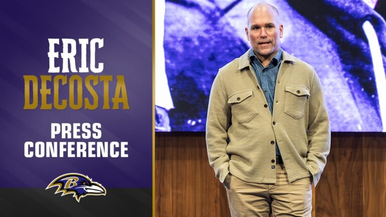 Eric DeCosta 2026 NFL Combine Press Conference Baltimore Ravens