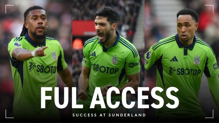 Pitchside for a three-goal thriller FUL ACCESS Behind-the-scenes for Fulham v Sunderland