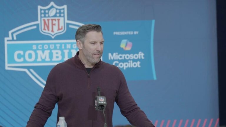 LIVE: GM Adam Peters Speaks to the Media at the 2026 NFL Combine