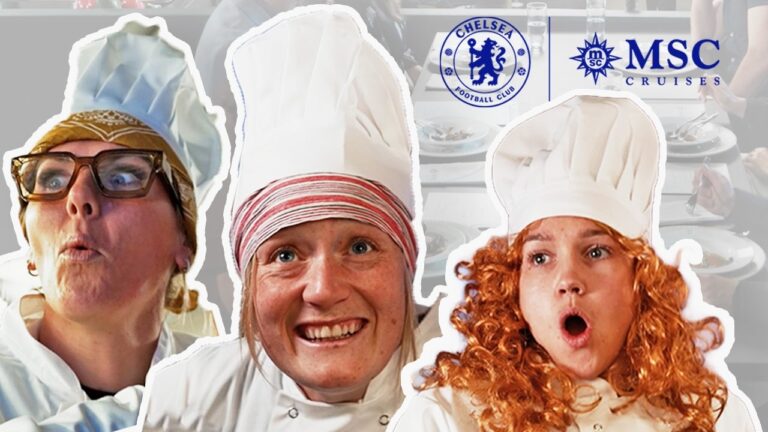 Chelsea FC Women Surprise Guests at an MSC Cruises Chefs Table