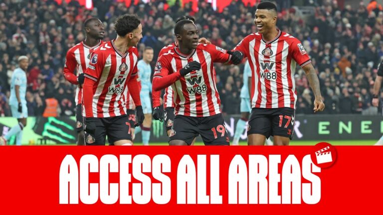 Crucial Win & Josh Kelly Gets Hero’s Reception Access All Areas Sunderland AFC v Burnley FC