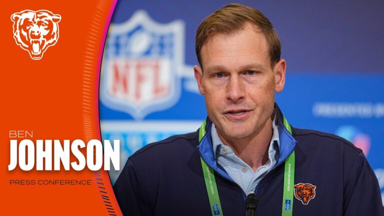 Ben Johnson on working with Ryan Poles to ‘re-tool’ roster this offseason Press Conference