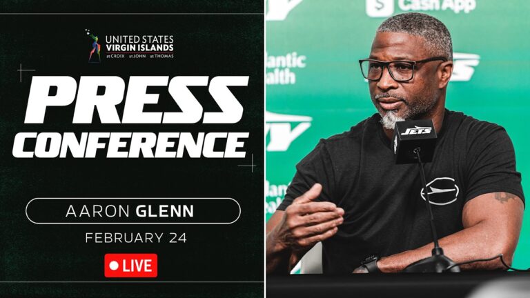 Aaron Glenn NFL Combine Press Conference (2 24) New York Jets