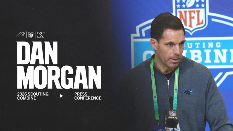 Dan Morgan 2026 NFL Combine Press Conference Carolina Panthers