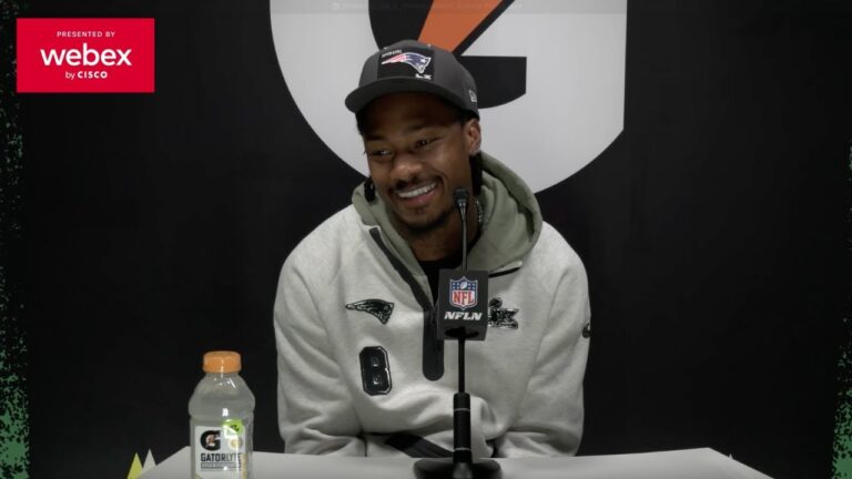 Stefon Diggs on His Legacy: I Want to be a Super Bowl Champion. Patriots Press Conference