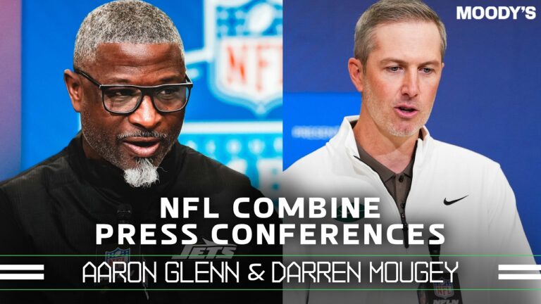 Aaron Glenn and Darren Mougey Full NFL Combine Press Conferences New York Jets