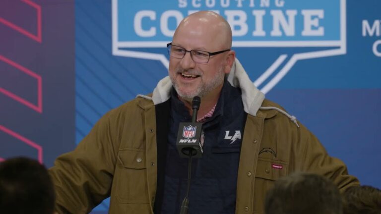 Joe Hortiz 2026 NFL Combine Press Conference LA Chargers