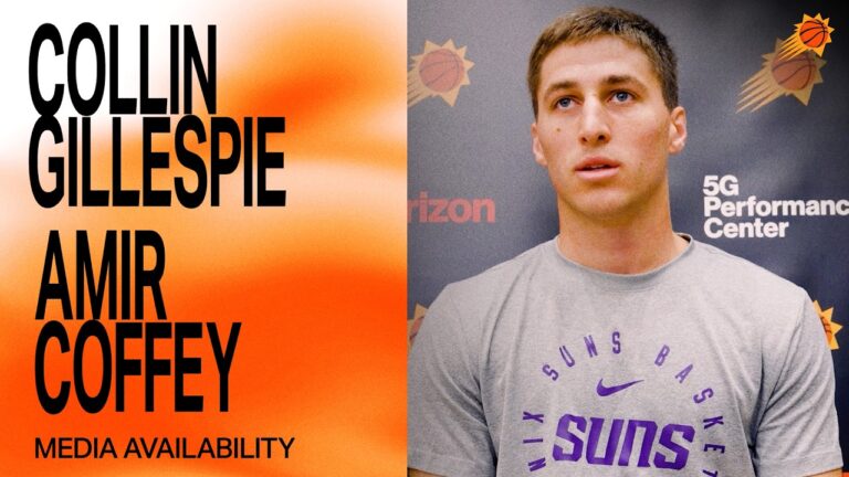 Collin Gillespie and Amir Coffey Shootaround Media Availability Phoenix Suns 2-24-26