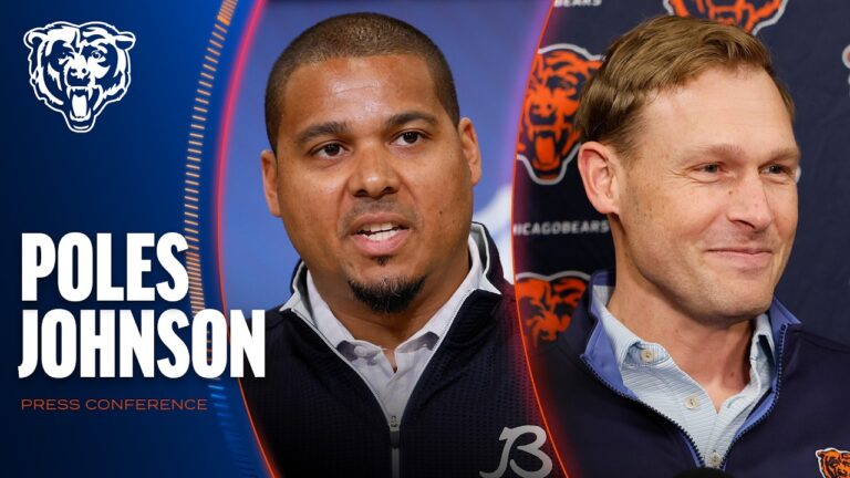 Ryan Poles, Ben Johnson address offseason strategy Press Conference