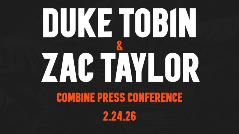 Duke Tobin and Zac Taylor Press Conference – Feb. 24