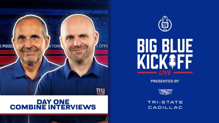 Day One Combine Interviews Big Blue Kickoff Live New York Giants