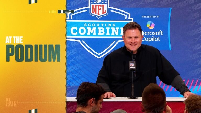 Brian Gutekunst on Matthew Golden: ‘His ceiling is very, very high’ NFL Scouting Combine