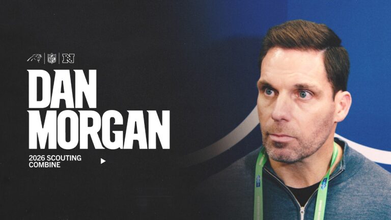 Dan Morgan 2026 NFL combine interview Carolina Panthers