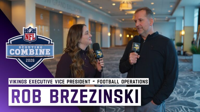 Rob Brzezinski Discusses Vikings Approach to 2026 NFL Draft, Working with Kevin O’Connell & More