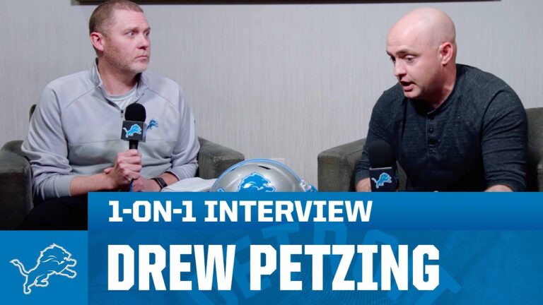 Drew Petzing 1-on-1 at the 2026 NFL Combine Detroit Lions