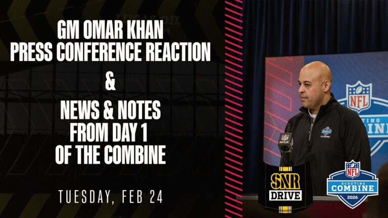 Omar Khan Press Conference News From Day 1 Of Combine SNR Drive (Feb.24) Pittsburgh Steelers
