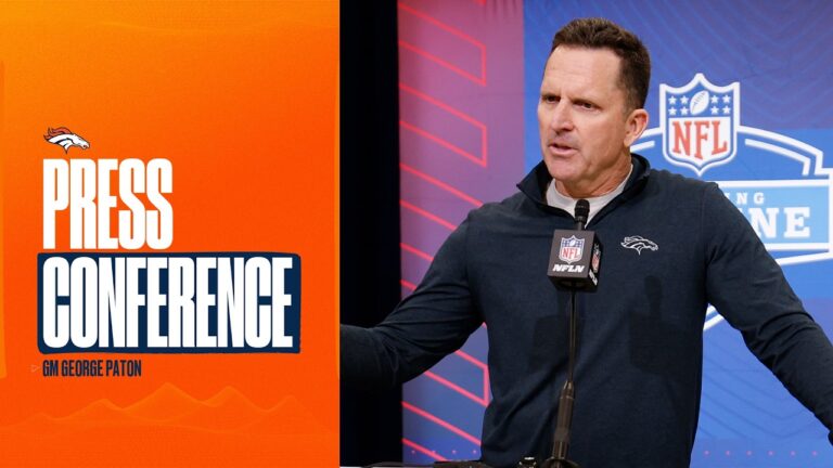 GM George Paton at the 2026 NFL Combine: ‘No stone unturned’