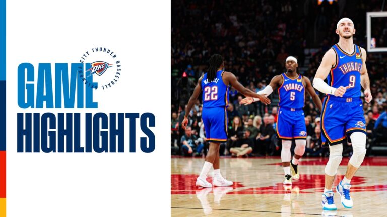 OKC Thunder at Toronto Raptors Game Highlights February 24th, 2026