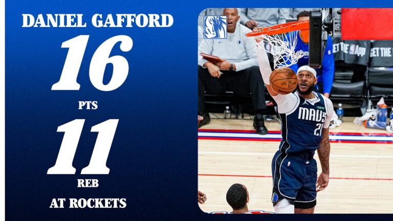 Daniel Gafford (16 PTS 11 REB) at Houston Rockets January 31, 2026