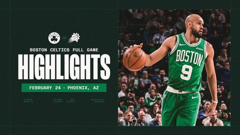 Boston Celtics defeat Phoenix Suns 97-81 with a dominant second half Extended Highllights