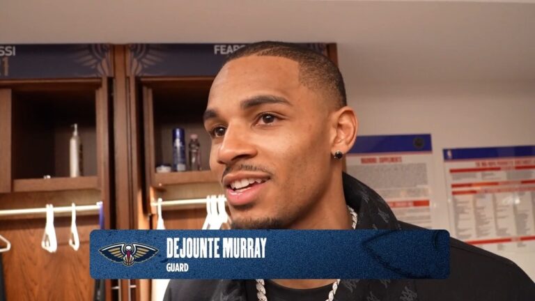 Dejounte Murray on return to court Pelicans-Warriors Postgame Interview 2 24 2026