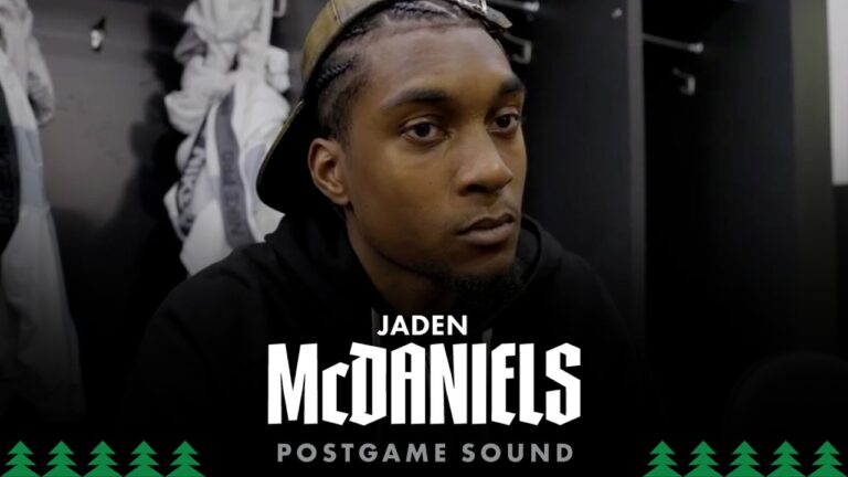I’m Trusting In The Work I Put In. Jaden McDaniels Postgame Sound 2.24.26