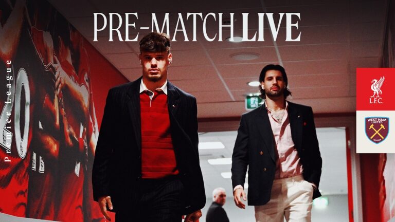 Premier League Matchday Live: Liverpool vs West Ham Build-up from Anfield