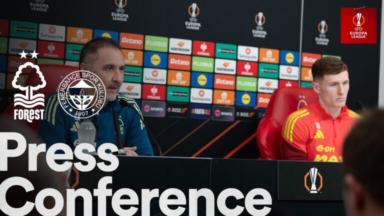 Vítor Pereira & Elliot Anderson Press Conference Forest v Fenerbahçe UEFA Europa League