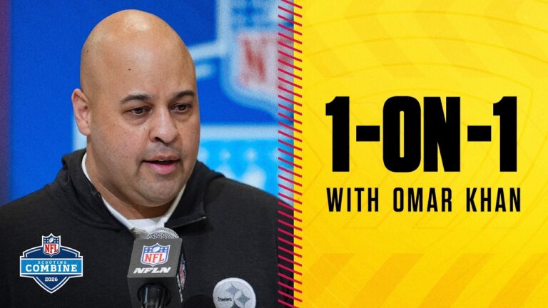 Exclusive Interview with GM Omar Khan at the 2026 Combine Pittsburgh Steelers