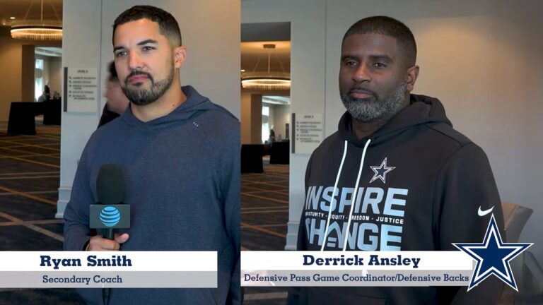 Cowboys’ New DB Coaches on Building Identity in 2026 Coaches Interviews