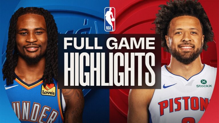 THUNDER at PISTONS FULL GAME HIGHLIGHTS February 25, 2026
